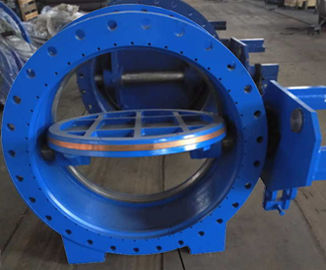 AWWA DN1000 Worm Gear صمام الفراشة المتحرك / صمام الفراشة الصناعي