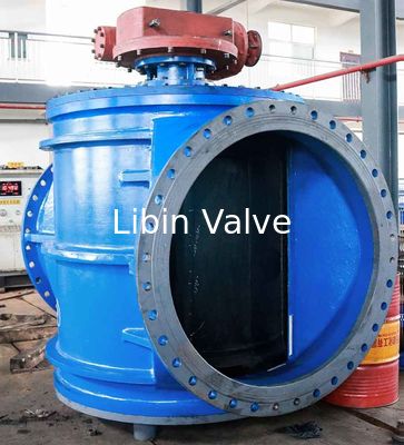 AWWA DN1400 صمام وصلة المياه الصافية التسرب / صمام وصلة الميناء الكامل لا ينكمش الميناء خسارة رأس منخفضة